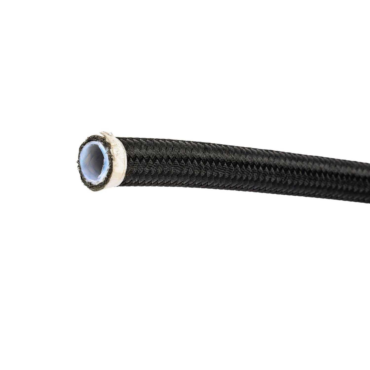 Jegs PTFE-Lined Black Braided Nylon Hose - Cheap Fitting