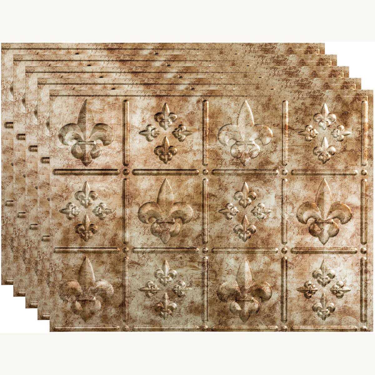 Fasade Fleur De Lis 15-square Foot Backsplash Kit - Cheap Fitting