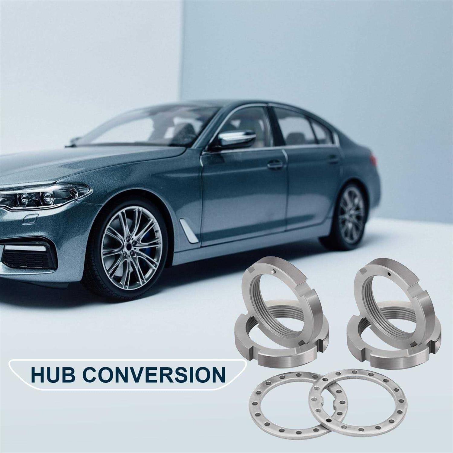 Both Sides 32720 Locking Hub Spindle Nut Conversion Kit, Compatible Dana 44 and 30 Cj and Scout Front and More - Cheap Fitting