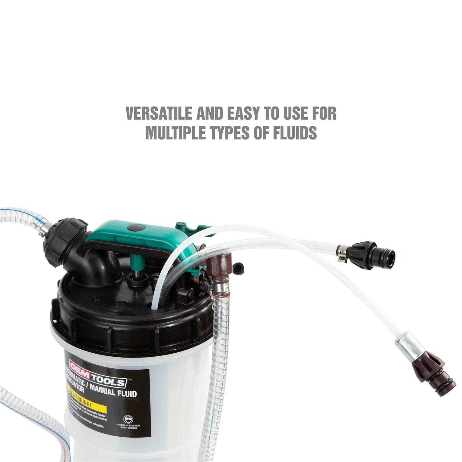 Oemtools 24938 Pneumatic/Manual Fluid Extractor 2.5 Gallon - Cheap Fitting