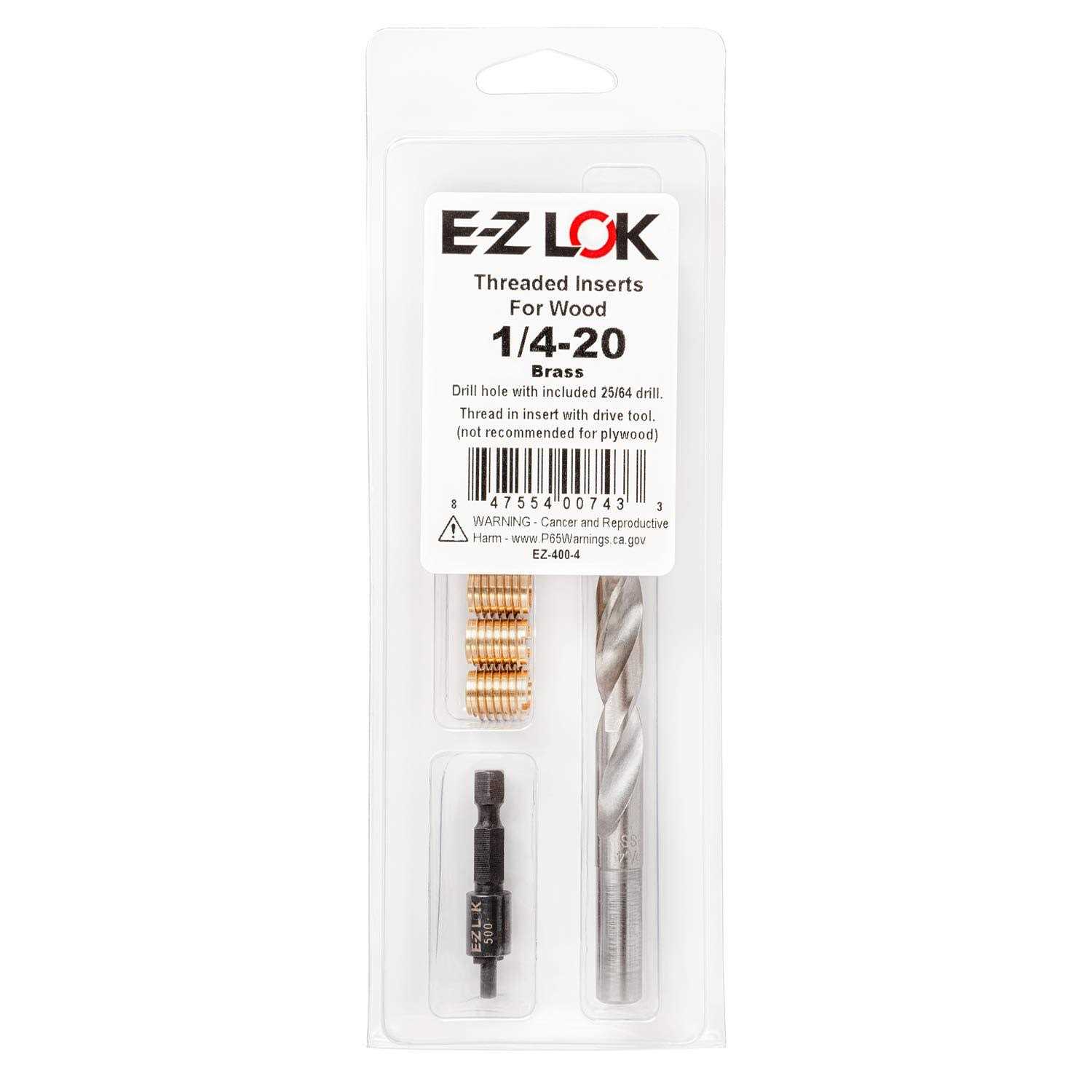 E-Z LOK E-Z Knife Threaded Insert Installation Kit EZ-400-4 - Cheap Fitting