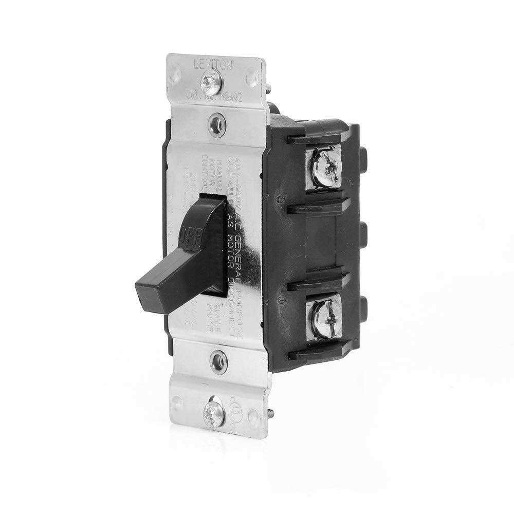 Leviton MS402-DS 40 Amp 600 Volt Double-Pole Single Phase AC Motor Starter - Cheap Fitting