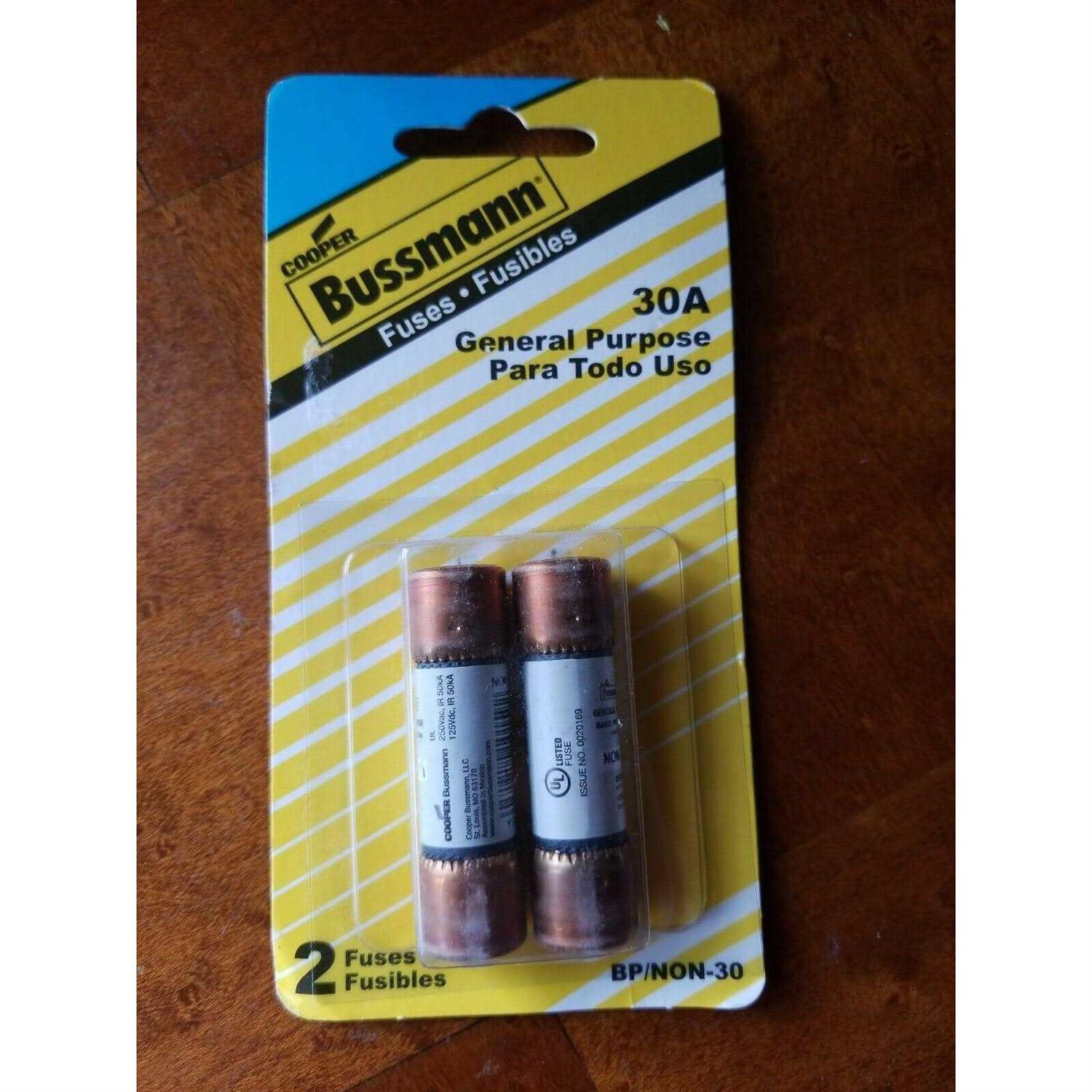 Bussmann NON Cartridge Fuse 30 BP/NON-30 - Cheap Fitting