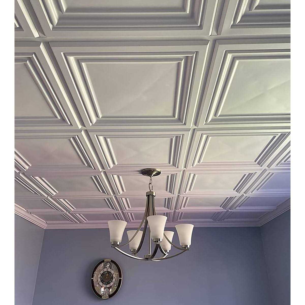 Art3d 2ft x 2ft Ceiling Tiles,PVC Ceiling Tiles - Cheap Fitting