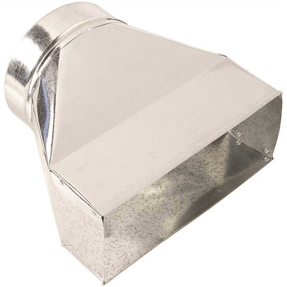 Master Flow 14 in. x 6 in. to 8 in. Universal Register Box - Cheap Fitting