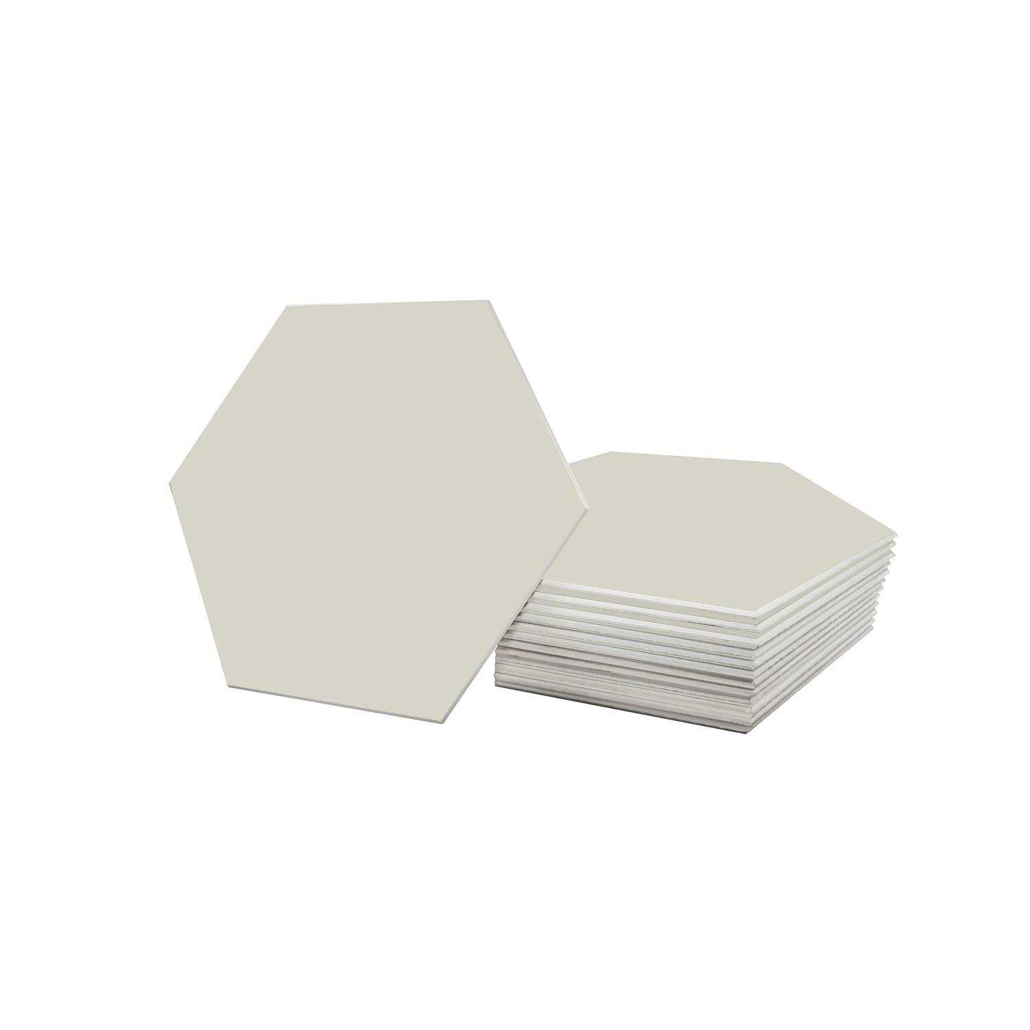 Avant Decor Bex Hexagon 6 in. x 6.9 2.3mm Stone Peel and Stick Backsplash Tile - Cheap Fitting