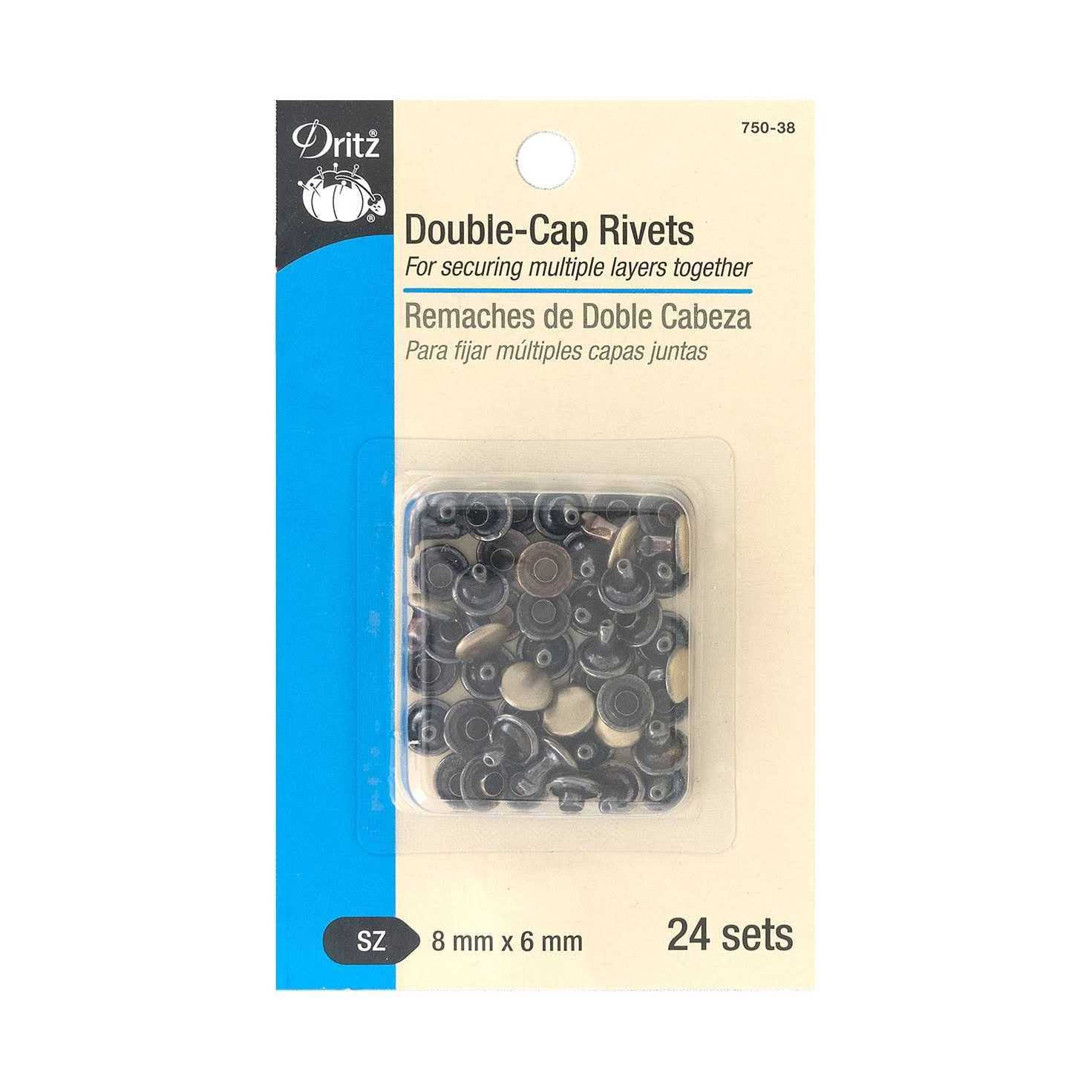 Dritz Double-Cap Rivets - Cheap Fitting