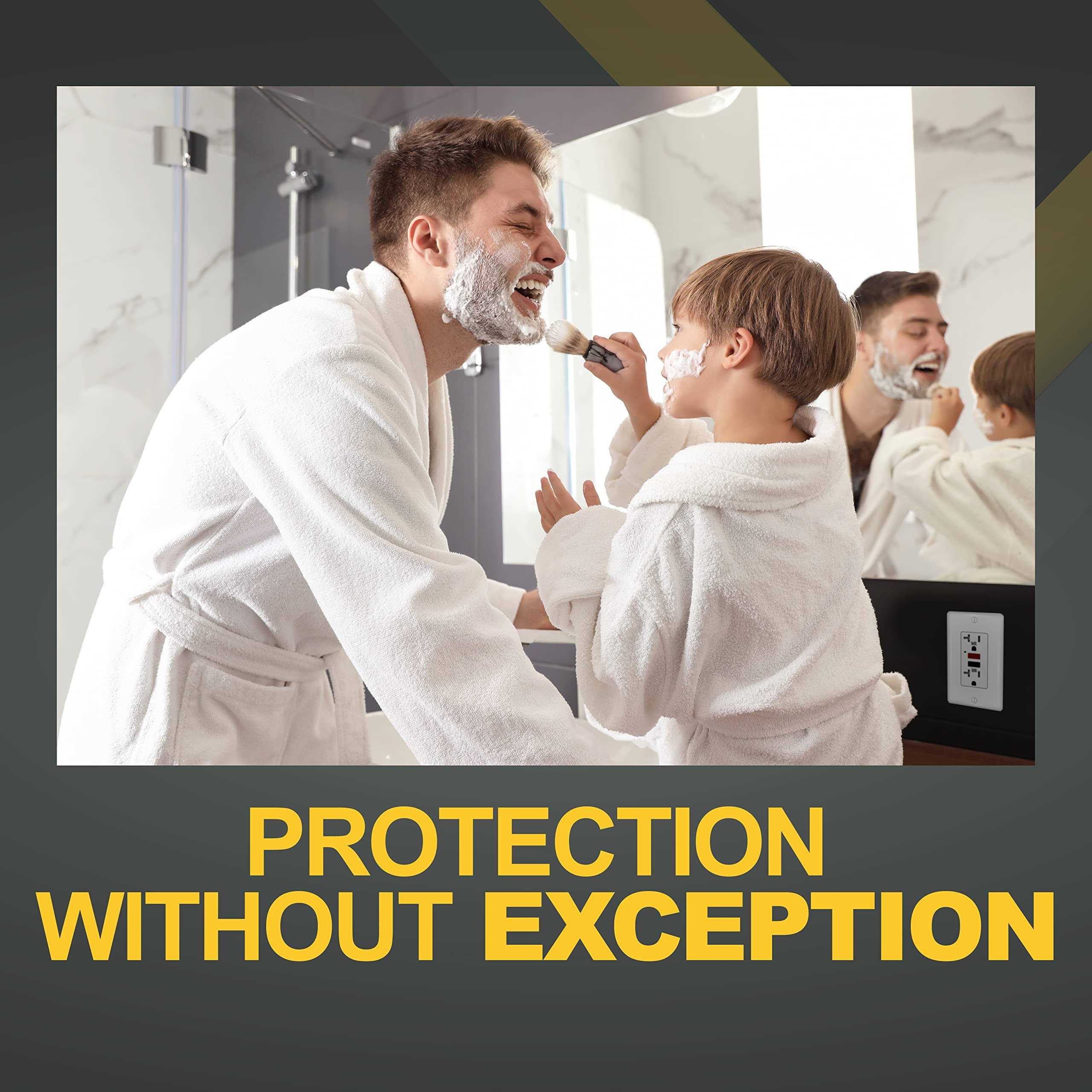 Faith 20A Outdoor Gfci Outlets, Weather and Tamper-Resistant GFI Duplex Receptacles GLS-20ATRWR-RB - Cheap Fitting