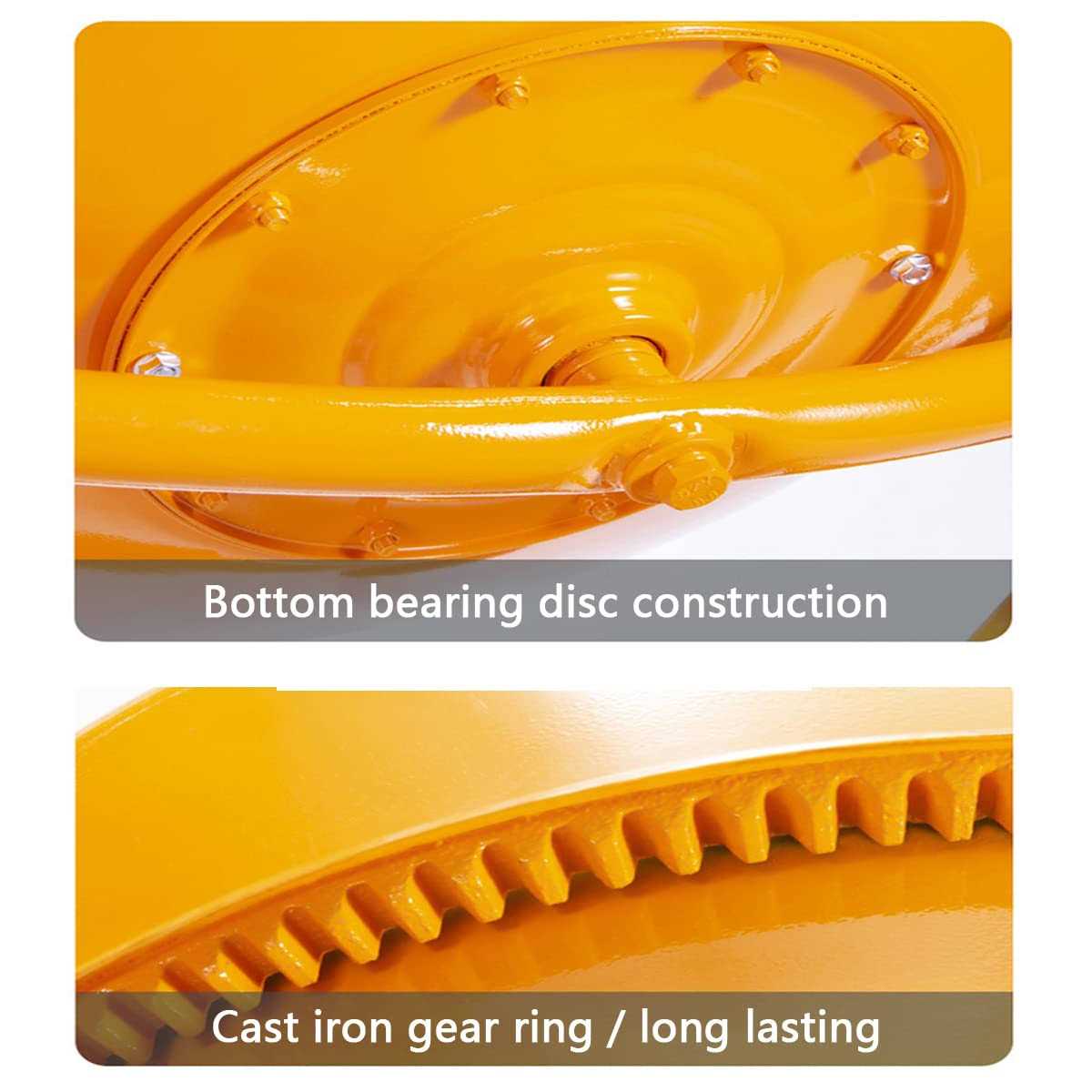 5-Star Generic Portable 4.2 Cu Ft Concrete Cement Mixer 1/2 Hp Electric Mixer Machine with Wheel & 120l Freestanding Barrow Machine - Cheap Fitting