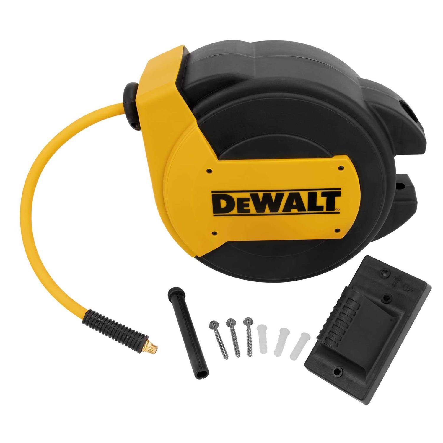 DEWALT Enclosed Hose Reel - Cheap Fitting