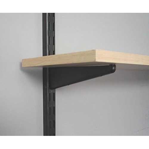 Knape & Vogt John Sterling Dual Trak Adjustable Wood Shelf Bracket - Cheap Fitting