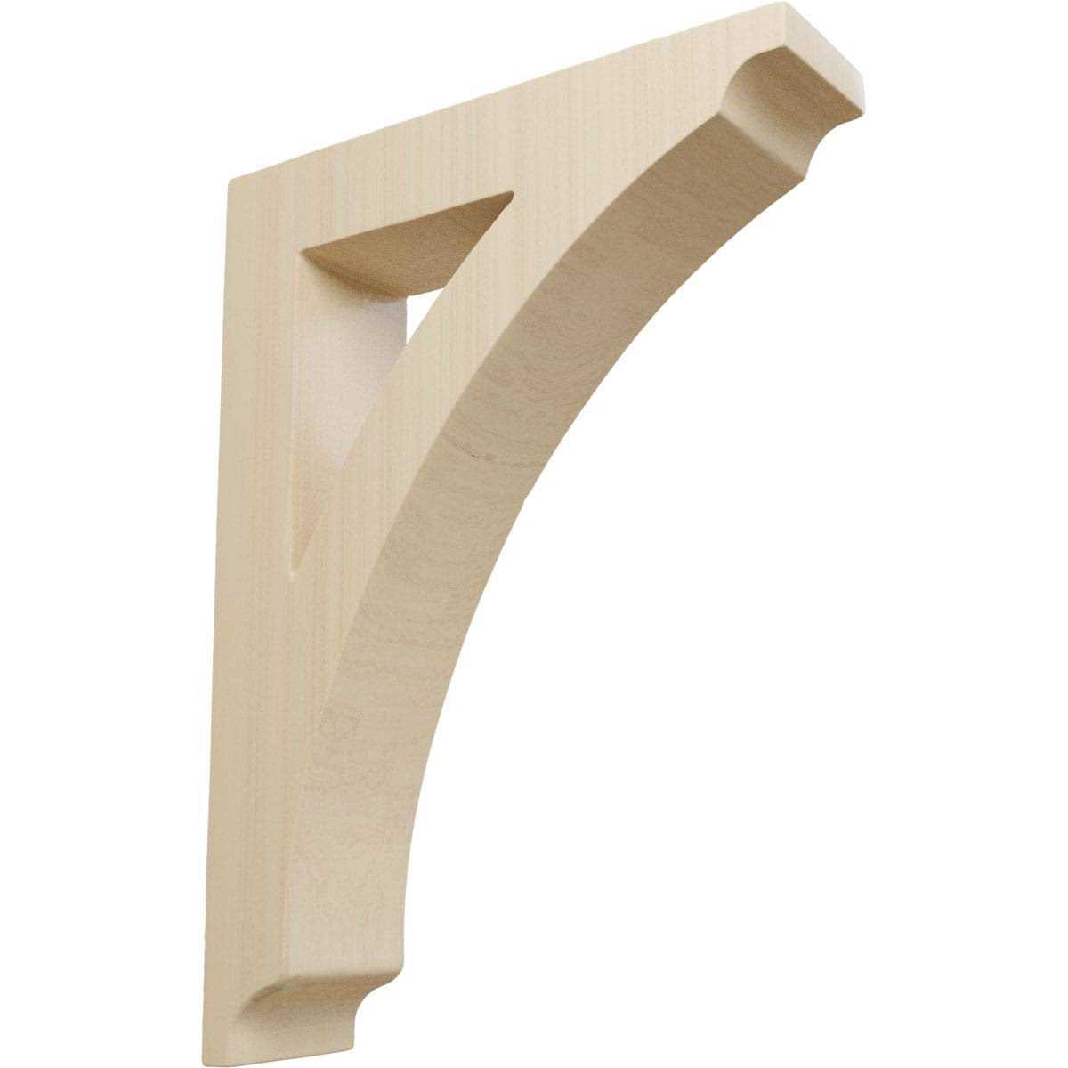 Thorton Small Wood Bracket Ekena Millwork BKTW01X06X09THRW - Cheap Fitting