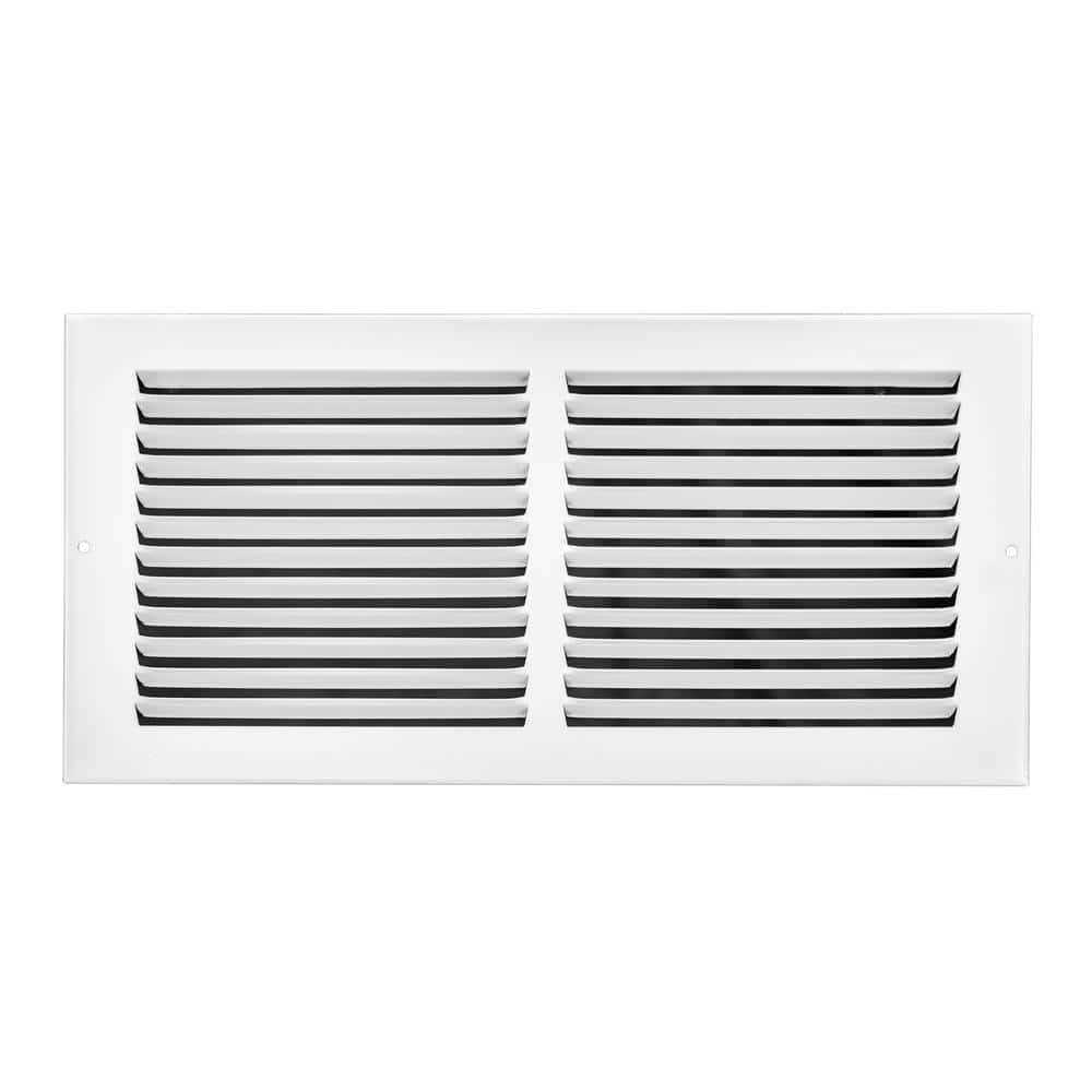 Venti Air White Flat Return Air Steel Grille - Cheap Fitting