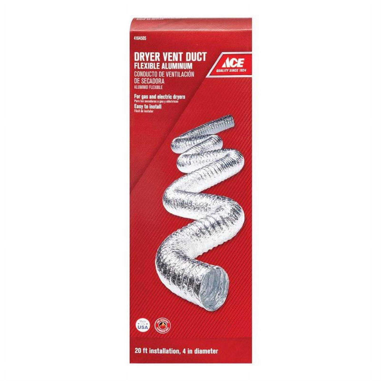 ACE Dryer Vent Duct 4X20FT - Cheap Fitting