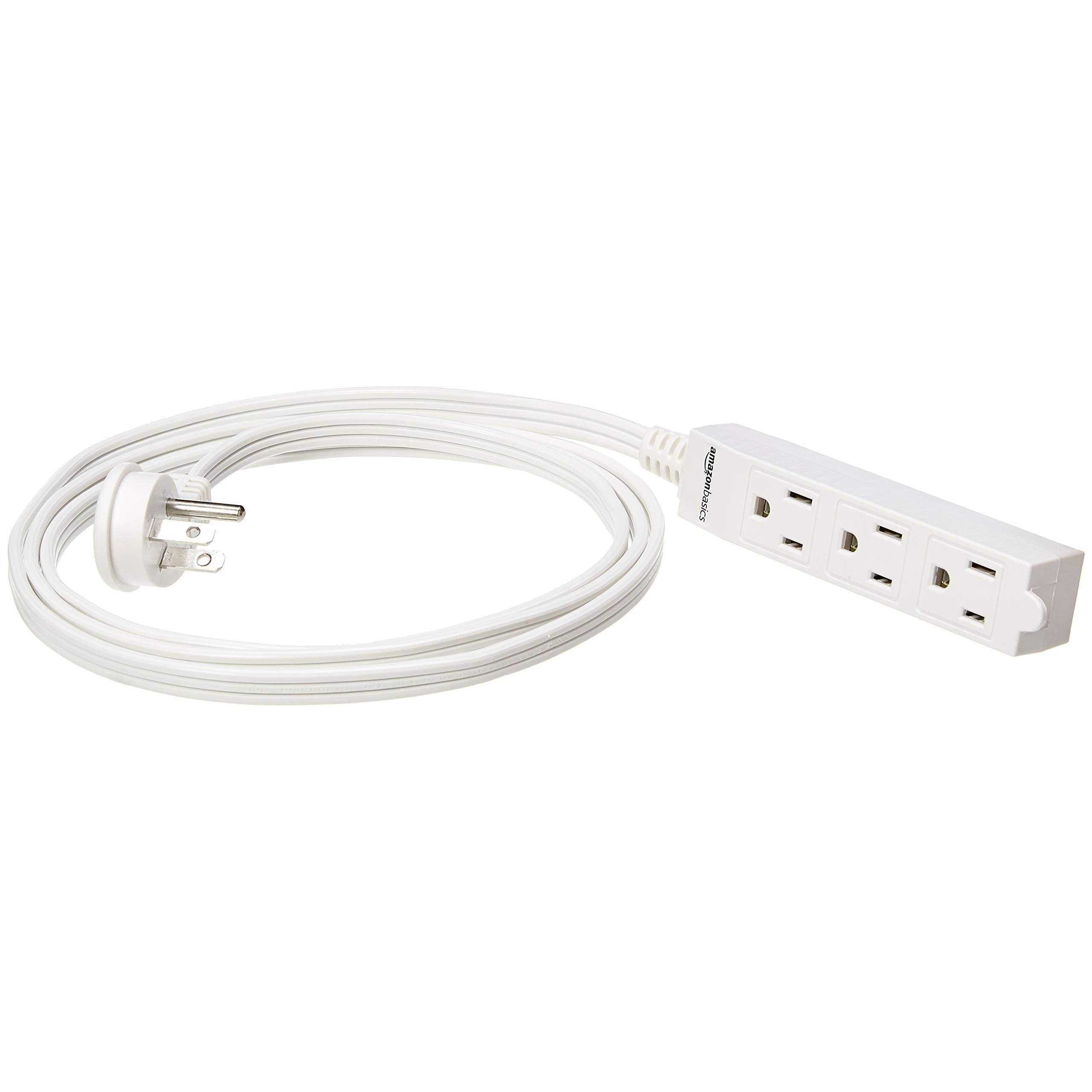 Amazon Basics AmazonBasics Indoor 3 Prong Extension Power Cord Strip - Cheap Fitting