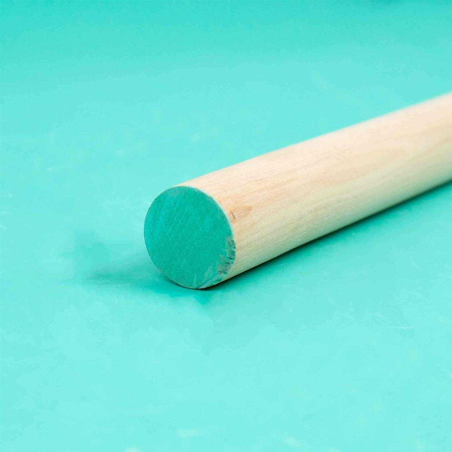 Hello Hobby Wood Dowel With Blue Ends - Cheap Fitting