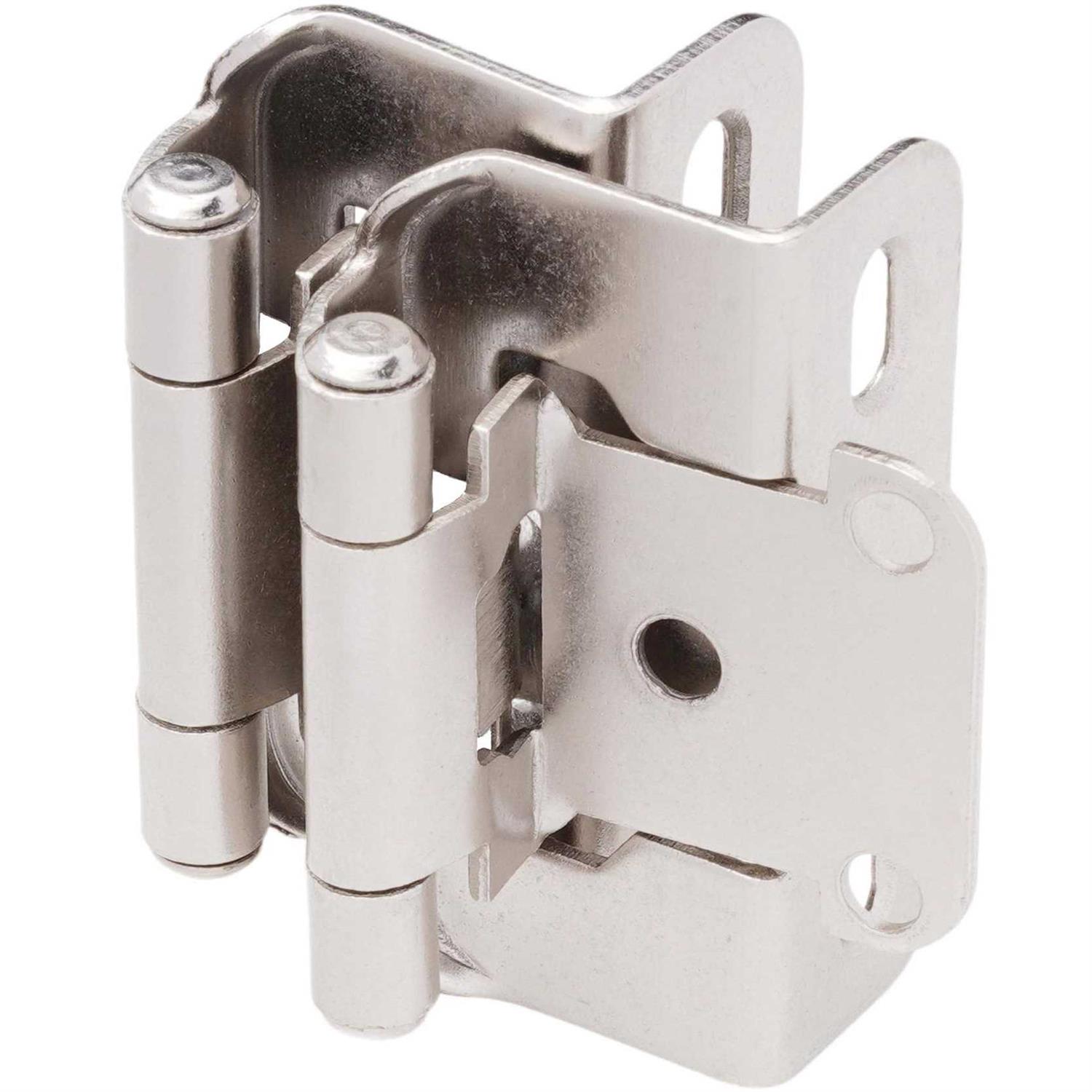 DecoBasics 1/2 Overlay Partial Wrap Semi Wrap Self Closing Cabinet Hinges - Cheap Fitting