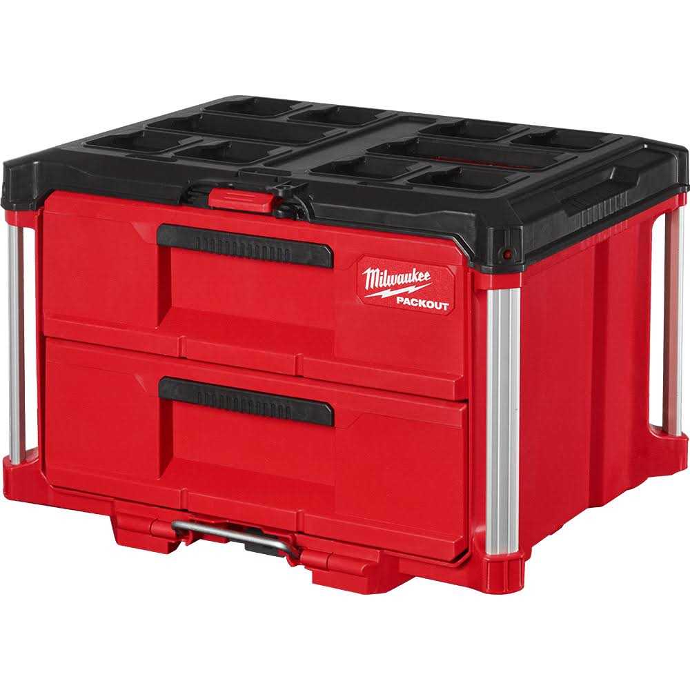 Milwaukee PACKOUT 2 Drawer Tool Box - Cheap Fitting