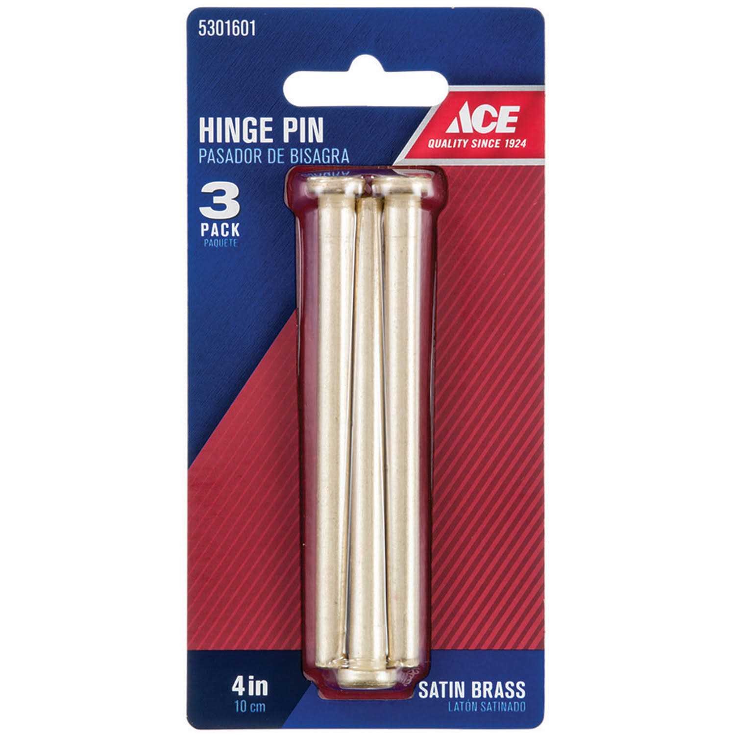 Ace 4 in. L Satin Brass Hinge Pin 3 pk - Cheap Fitting