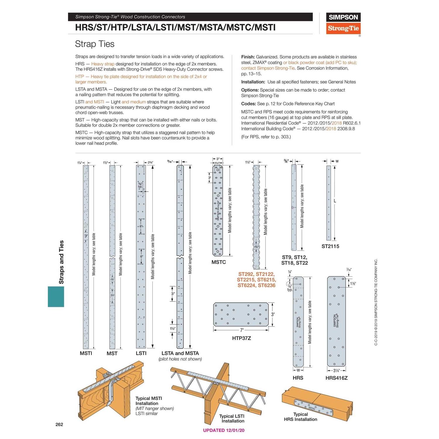 Simpson Strong Tie HRS416Z Strap - Cheap Fitting