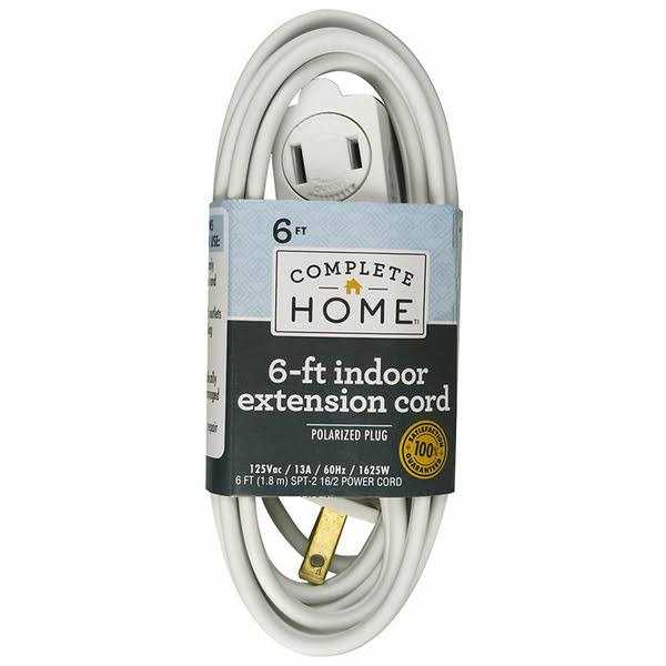 Complete Home Indoor Extension Cord - Cheap Fitting