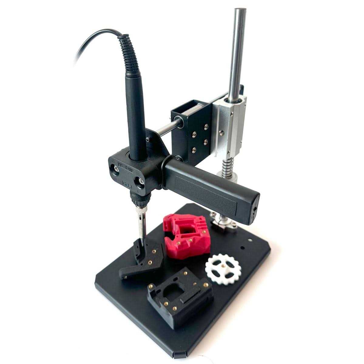 CXYDM Vertical Heat Pressing Machine,Heat Set Insert Tool,Brass Inserts 3D Printing,Heat Set Insert tip for Thread Knurled Nut M2/M3/M4/M5 - Cheap Fitting