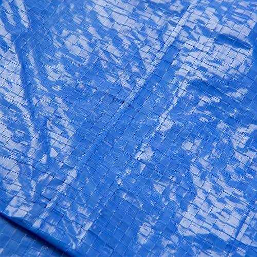 Grizzly Tarps Blue Multi Purpose Waterproof Poly Tarp Cover 5 Mil Thick 8 x 8 Weave - Cheap Fitting