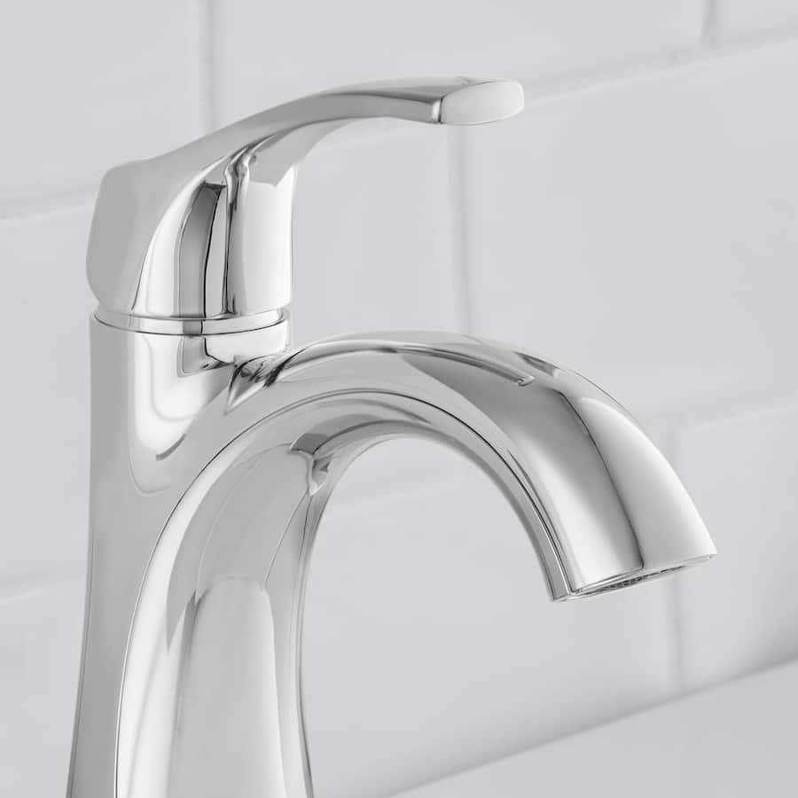Glacier Bay Arnette Single Handle Single Hole Bathroom Faucet - Cheap Fitting