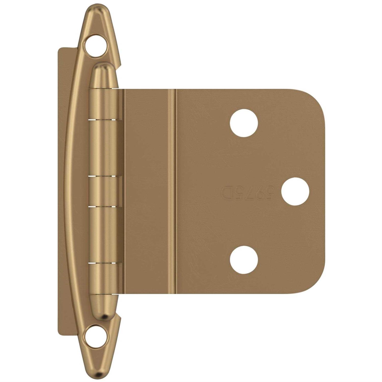 Amerock 3/8 Inset Face Frame Mount Non-Self Closing Cabinet Hinge BPR3417CZ - Cheap Fitting