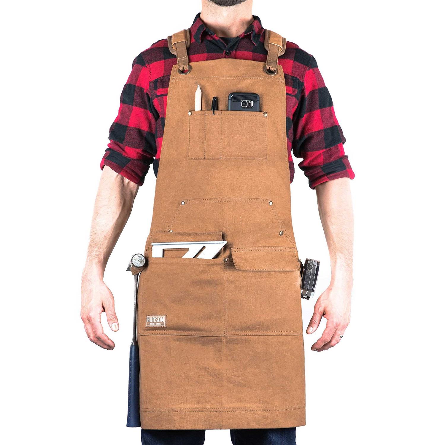 Hudson Durable Goods Edition Waxed Canvas Apron - Cheap Fitting