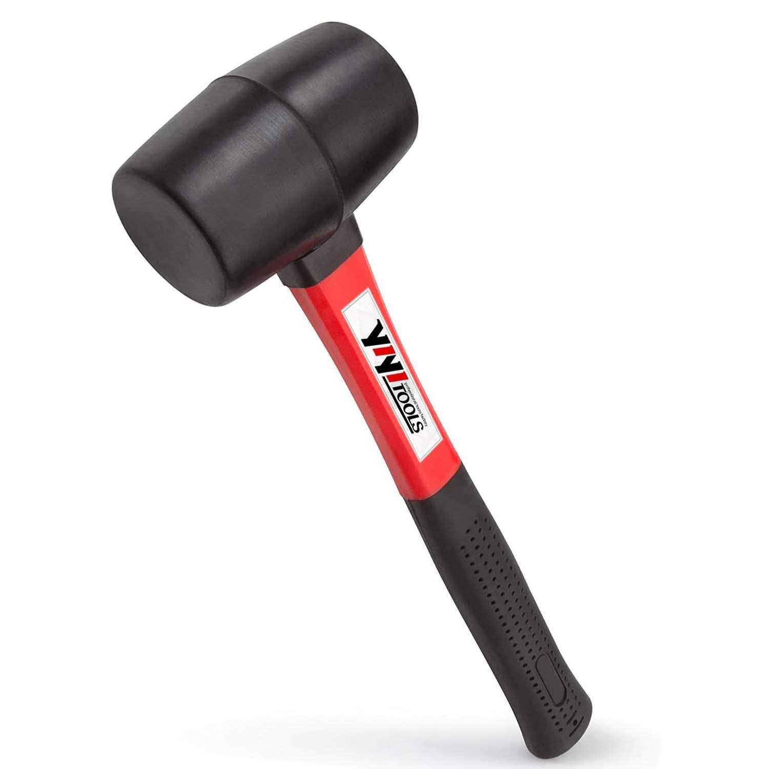 YIYITOOLS YY-2-005 Rubber Mallet Hammer With Wood Handle–8-oz - Cheap Fitting