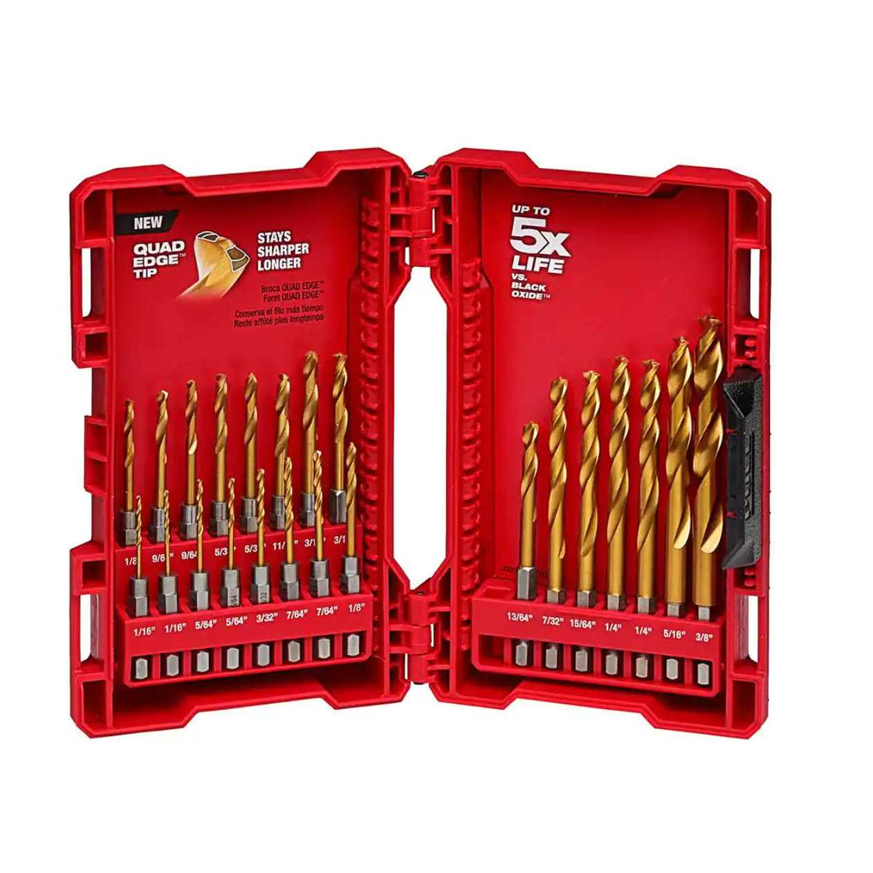 Milwaukee M12 12V Lithium-Ion Cordless 1/4 in. Hex Screwdriver Kit w/ SHOCKWAVEImpact Duty Titanium Drill Bit Set - Cheap Fitting