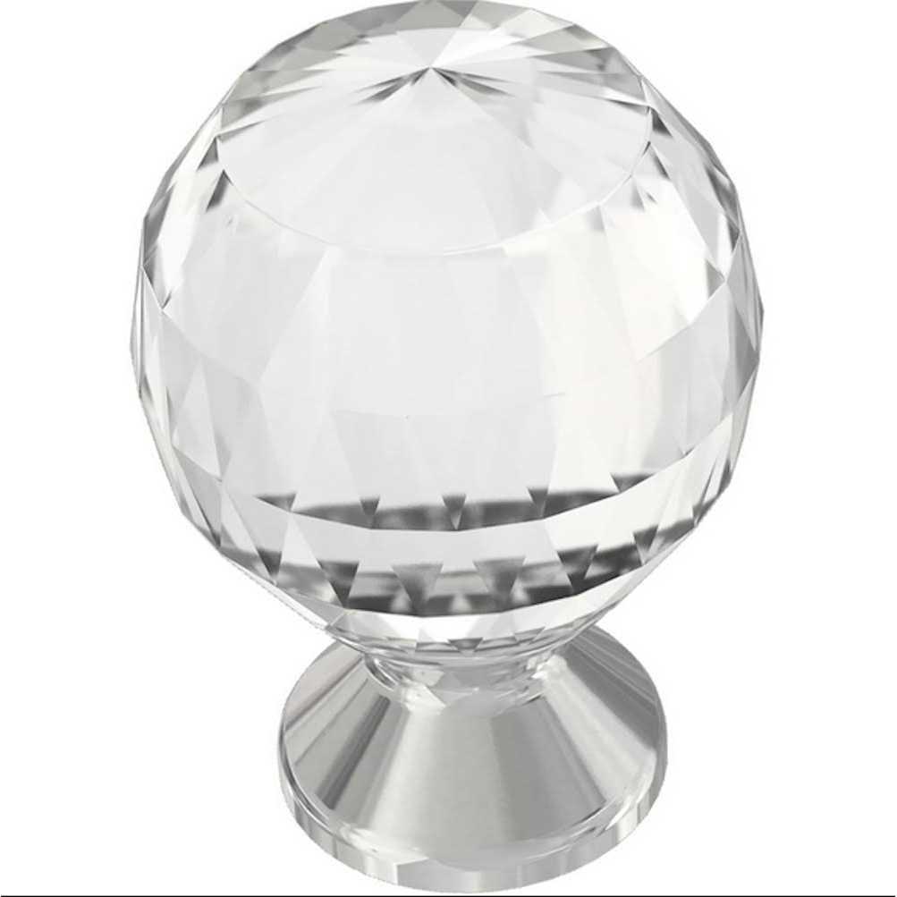 Better Homes&gardens Bhg Chrome Faceted Knob 2 Pack - Cheap Fitting