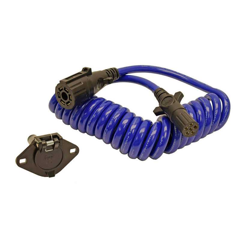 Blue Ox 7 to 6 Coiled Cable BX88206 - Cheap Fitting