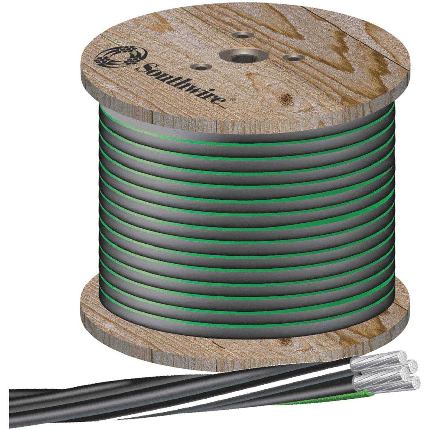 Southwire 4/04/02/04X500MBL Compact Stranded 8000 Service Entrance Cable - Cheap Fitting