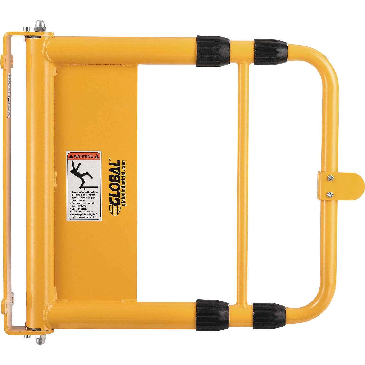 Global Industrial Universal Spring-Loaded Safety Swing Gate 708360YL - Cheap Fitting