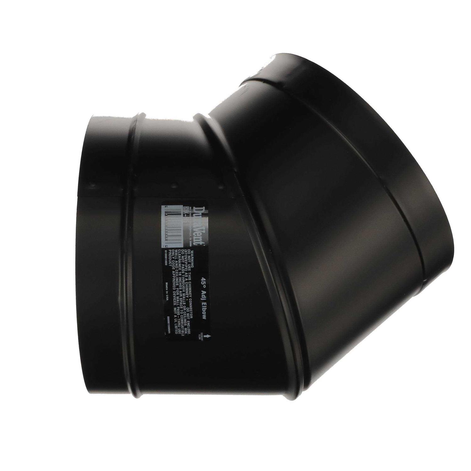 DuraVent 45-Degree DuraBlack Elbow 8DBK-E45 - Cheap Fitting