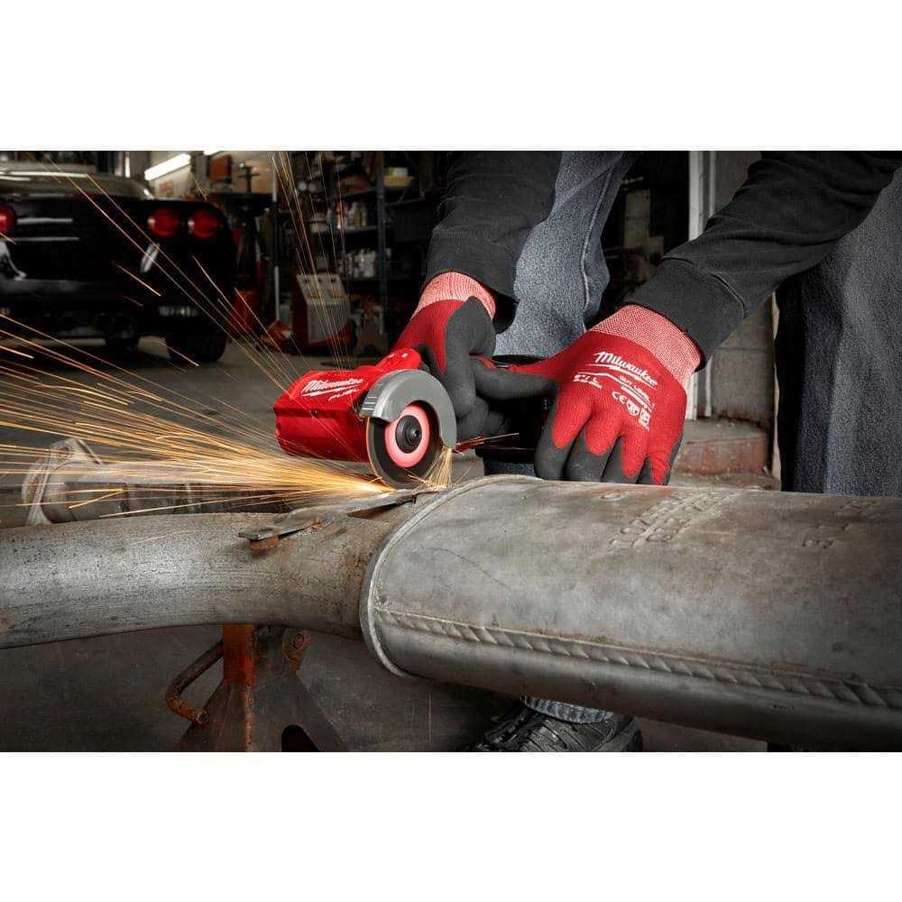 Milwaukee M12 FUEL 12V 3 in. Lithium-Ion Brushless Cordless Cut Off Saw with 3 - Cheap Fitting