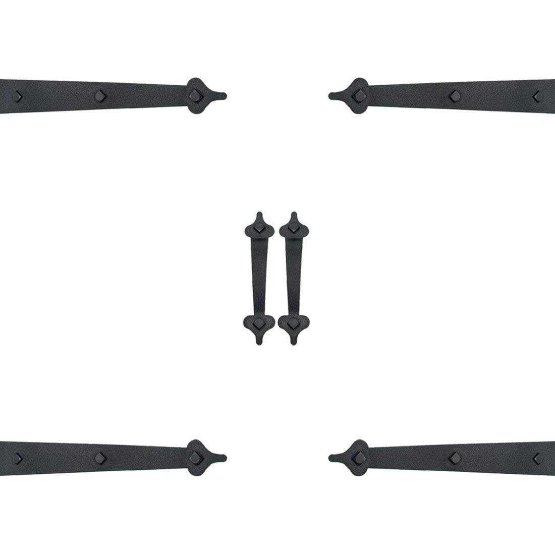 DURA-LIFT Ultra-Life Magnetic Decorative Carriage-Style Garage Door Accent Trim Hardware - Cheap Fitting