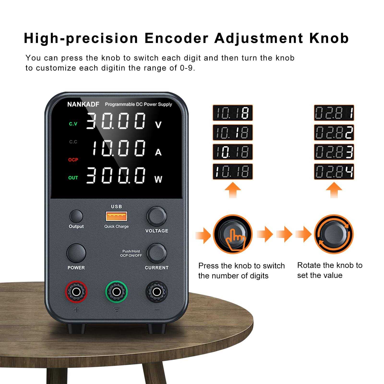 Dc Power Supply Variable 30v 10a Bench Power Supply with 4-digits Led - Cheap Fitting