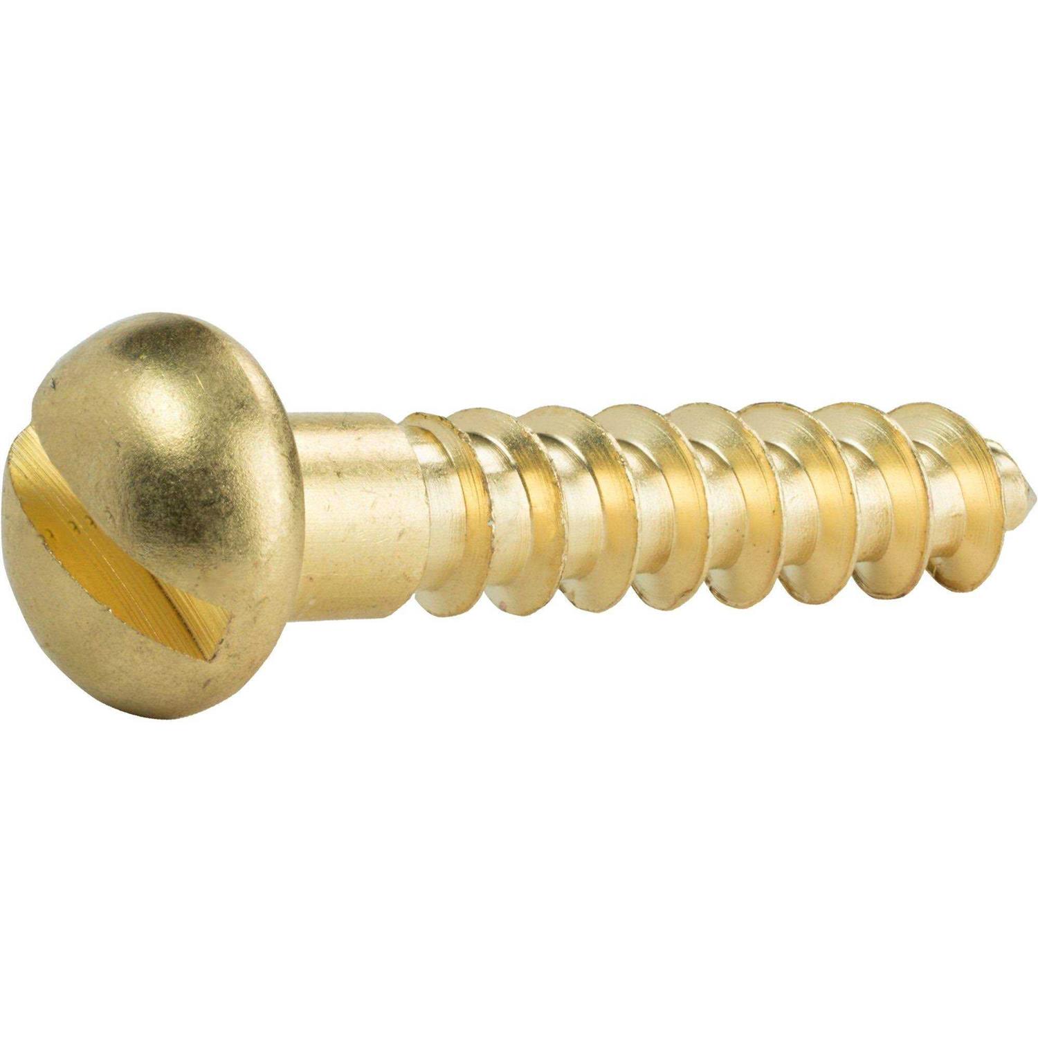 #8 x Round Head Wood Screws - Cheap Fitting