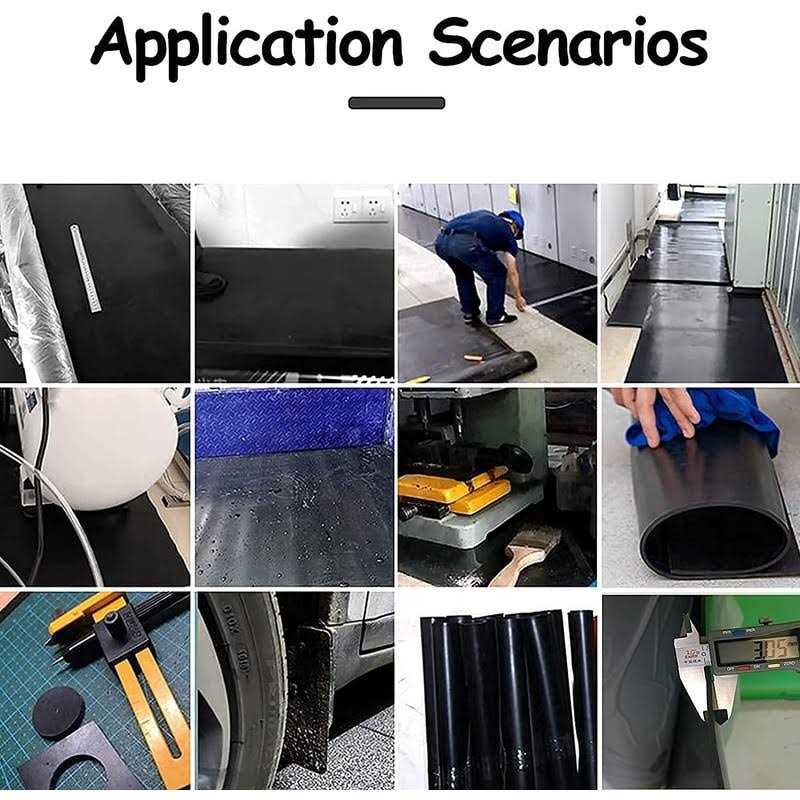 FOYLEAD Silicone Rubber Sheet,Heat Resistant Heavy Duty,High Grade 60A ,12 x 12 Inch - Cheap Fitting