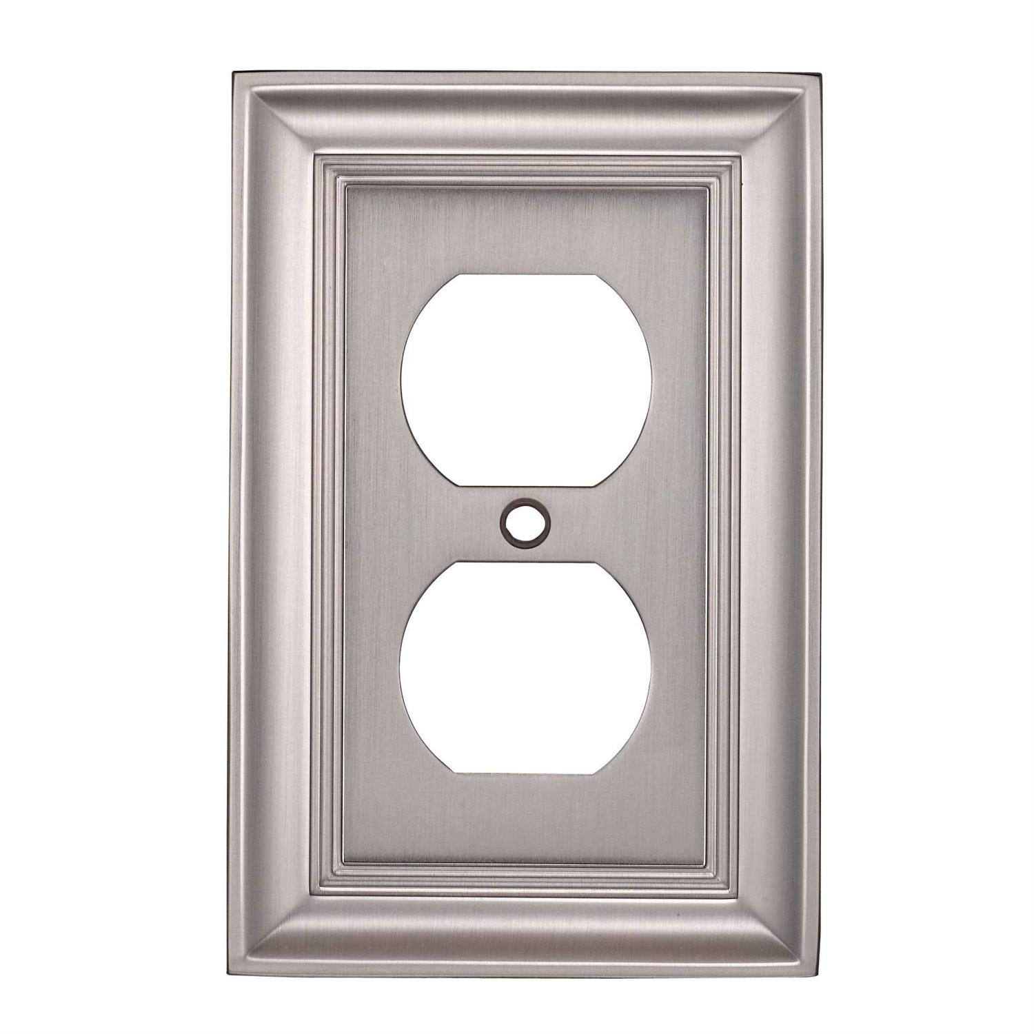 allen + roth Allen & Roth Single Duplex Wall Plate - Cheap Fitting
