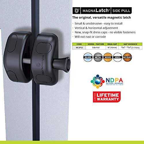 D&D Technologies MLSPS2S MagnaLatch Side Pull General Purpose Magnetic Gate Latch - Cheap Fitting