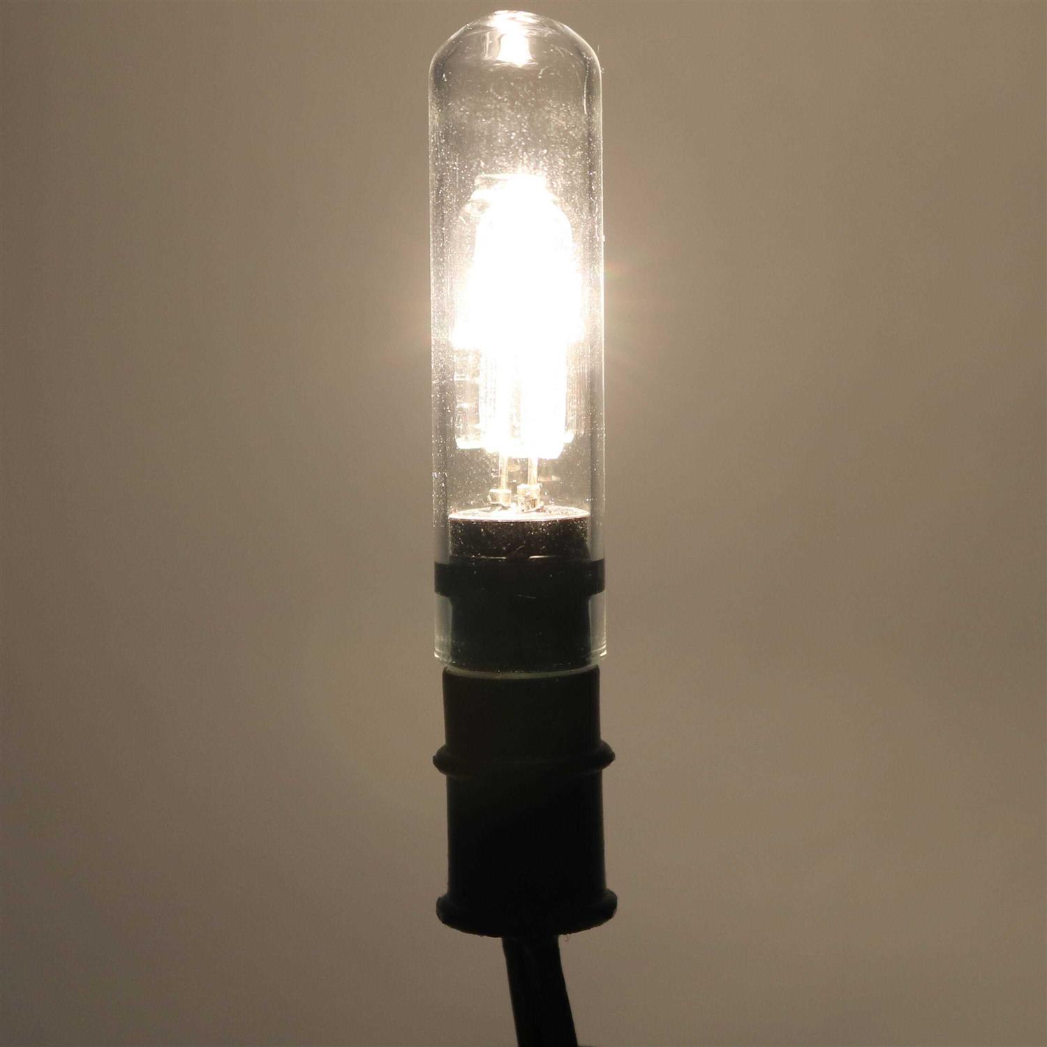 Sunnydaze Electric Water Fountain Pump with Finger Light - Cheap Fitting