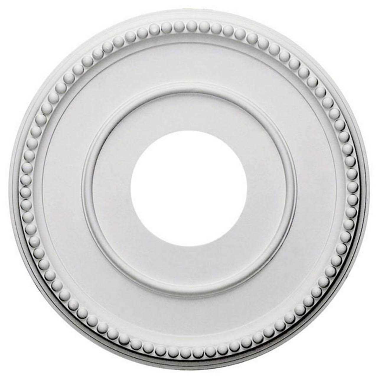Ekena Millwork 12 1/2OD x 3 7/8ID x 3/4P Bradford Ceiling Medallion - Cheap Fitting