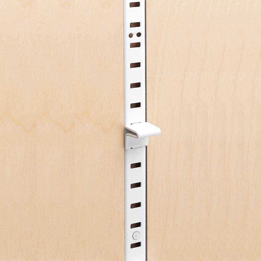 Knape & Vogt 255 72 White Shelf Standard, 72 Length - Cheap Fitting