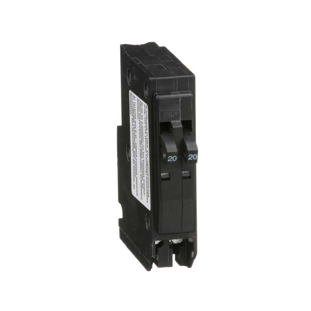 Square D QO 2-20 Amp Single-Pole Tandem Circuit Breaker QO2020C - Cheap Fitting