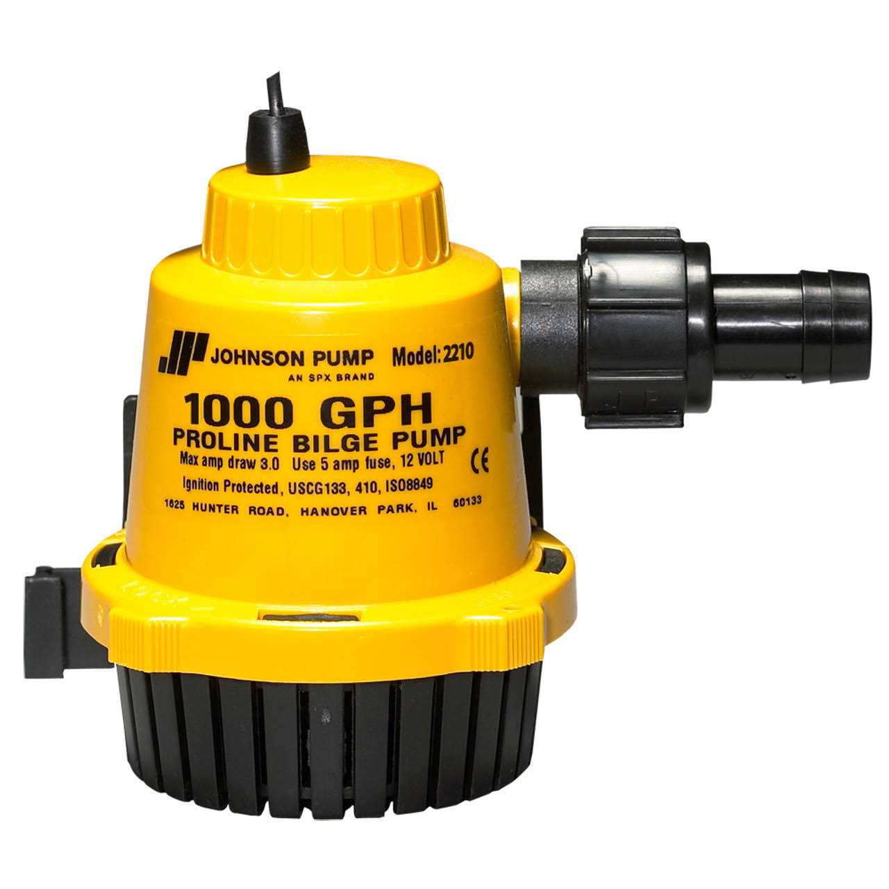 Johnson Pump Proline 1000 GPH Bilge Pump 22102 - Cheap Fitting