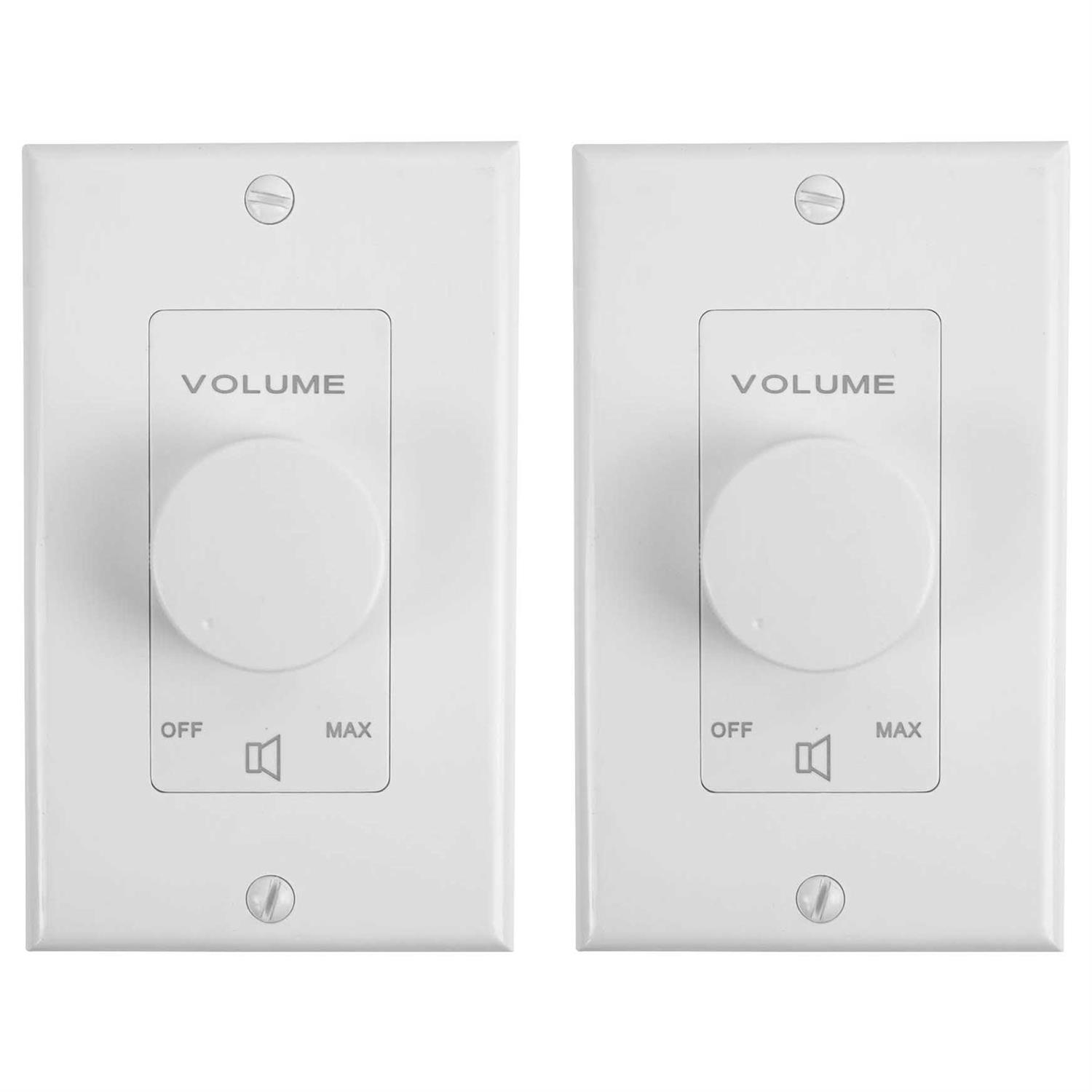 Rockville VOL70100 100 Watt 70v Wall Volume Control Zone Controllers - Cheap Fitting